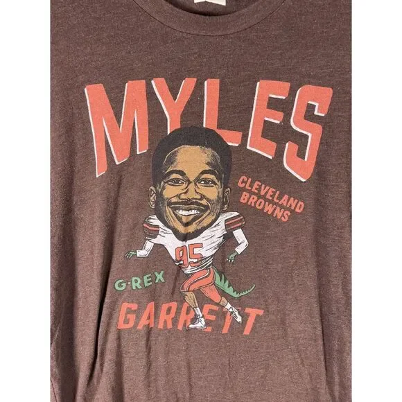 Myles Garrett Cleveland Browns G-Rex Homage T-Shirt Size Small - Picture 2 of 8